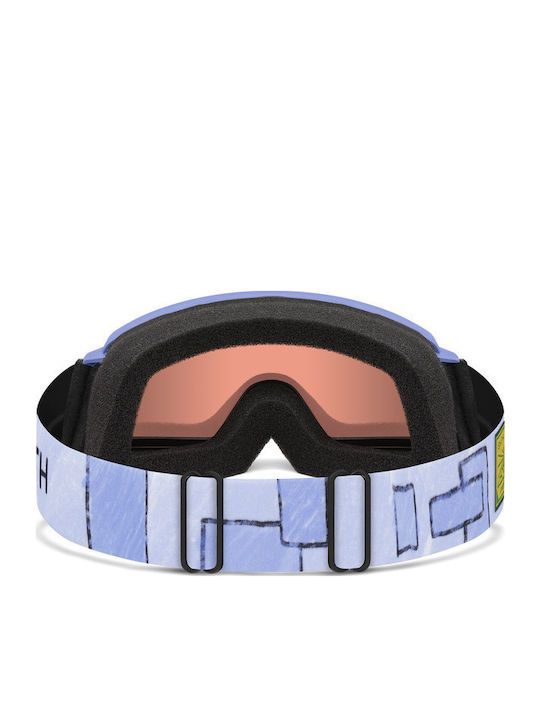 Smith Rascal Ski & Snowboard Goggles Kids Purple with Lens in Orange Color