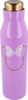 Stor Kinder Trinkflasche Thermos Minnie Rostfreier Stahl Rosa 580ml