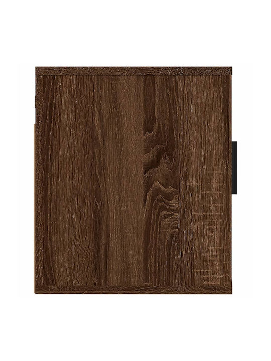 Wand-Kabinette Braune Eiche (2 Stück) 40x34,5x40cm
