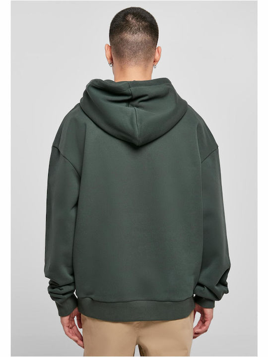 Urban Classics Men's Sweatshirt with Hood and Pockets Bottlegreen