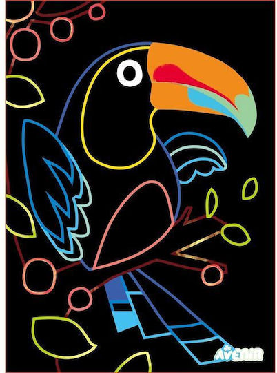 Avenir Malerei Scratch - Magic Birds für Kinder 3+ Jahre alt+ Jahre