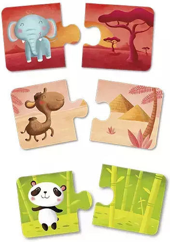Animal's Home Монтесори Образователна Игра Образователни за Над 2 години Години