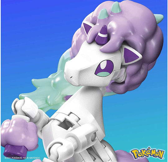 Mega Bloks Cuburi De Construit Power Pack Galarian Ponyta Pentru 6+ Ani 64 Bucăți