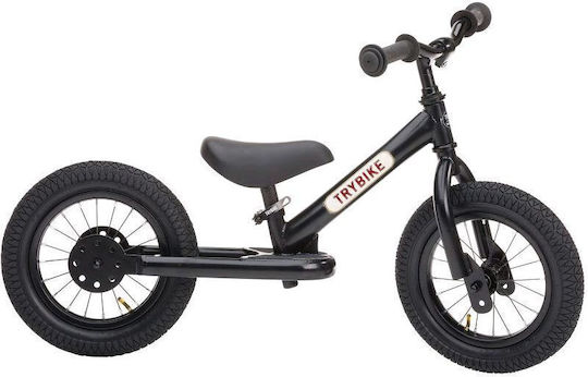 Trybike Kids Balance Bike Vintage Black TBS-2-BLK-all