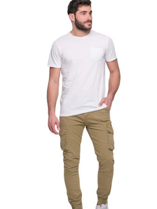 Men's Cargo Trousers Beige