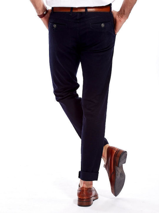 Men's Trousers-EE-SP-0117.03-navy blue