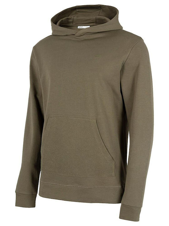 Outhorn Men's Sweatshirt with Hood and Pockets Khaki