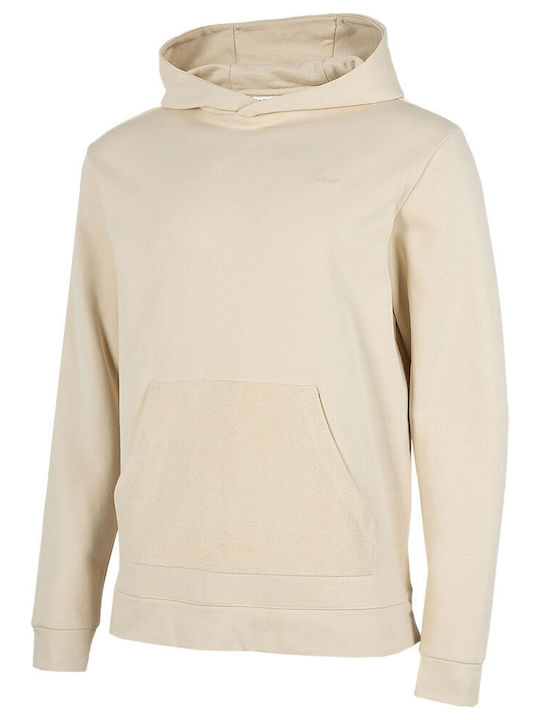 Outhorn Men's Sweatshirt with Hood and Pockets Beige