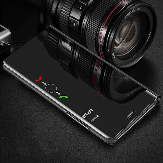 Hurtel Clear View Book Πλαστικό Μαύρο (Realme 9 5G / 9 Pro)