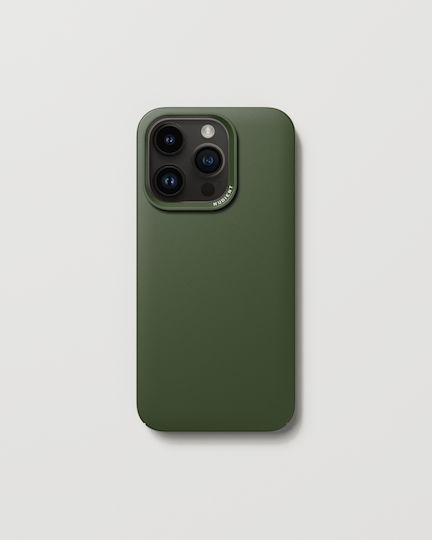 Nudient Thin Задна корица Пластмаса 1мм Pine Green (iPhone 14 Pro)