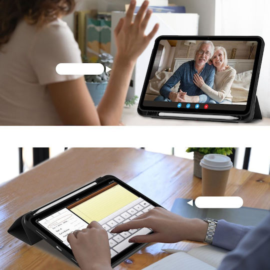 Tech-Protect Sc Pen Flip Cover in English US Blacη (iPad 2022 10.9'' / iPad 2025 11") TPSCPIPAD109B