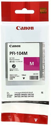 Canon PFI-104 Μελάνι Εκτυπωτή InkJet Ματζέντα (3631B001)