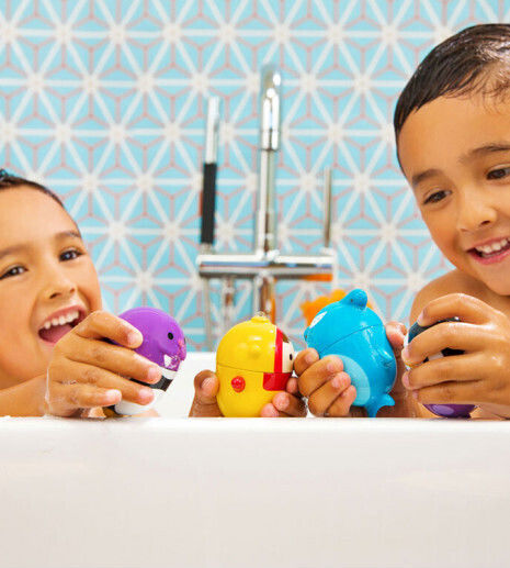 Munchkin Shark & Diver Water Faces for 9++ Months 2pcs