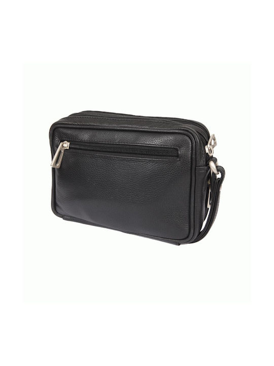 Kappa Bags Leather Men's Bag Handbag Black