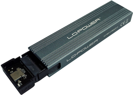 LC-Power Θήκη για Σκληρό Δίσκο M.2 SATA III / PCI Express NVME με σύνδεση USB 3.1