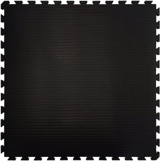 Olympus Sport Saltea Puzzle Podea Sala De Sport Cu Două Fețe Maro/Negru Tatami Cu Două Fețe 100x100x2.5cm 1 Bucată