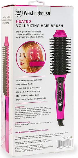 Westinghouse Ceramic Electric Brush for Straightening and Curls 28W