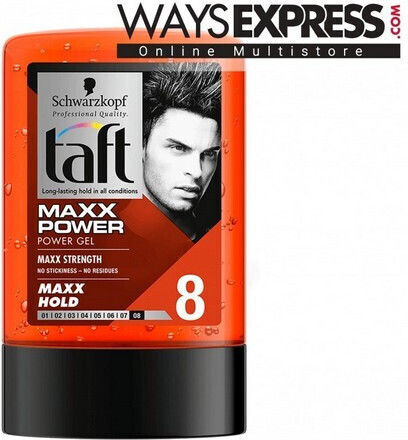 Schwarzkopf Taft Maxx Power No8 Гел за Коса 300мл