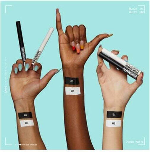 NYX Professional Makeup Vivid Matte Long Stay Liquid Eye Liner Black 2ml