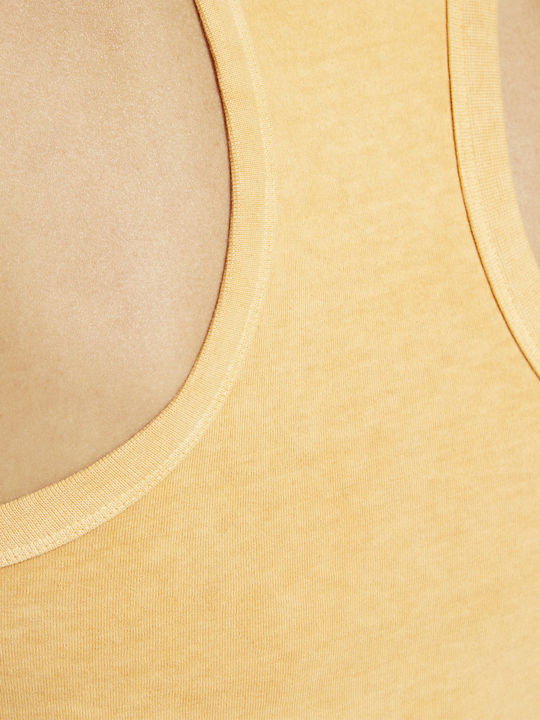 Classics Natural Women's Summer Crop Top Cotton with Straps Peach Fuzz