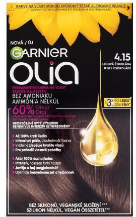 Garnier Olia Βαφή Μαλλιών Χωρίς Αμμωνία 4.15 Παγωμένο Σοκολατί 60gr