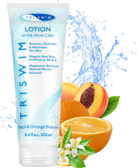 TriSwim Peach & Orange Blossom Ενυδατική Lotion Σώματος με Aloe Vera 250ml