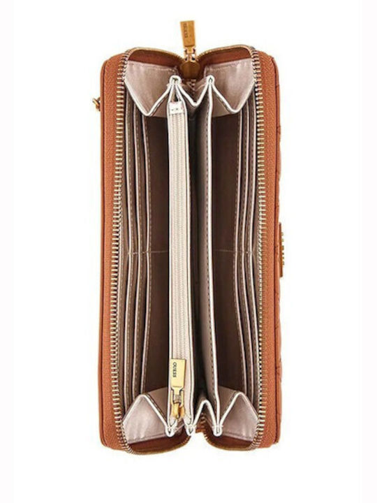 Elenia Large Women's Wallet Classic Tabac Brown