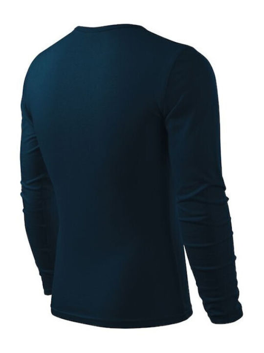 Malfini Men's Long Sleeve Blouse Navy Blue