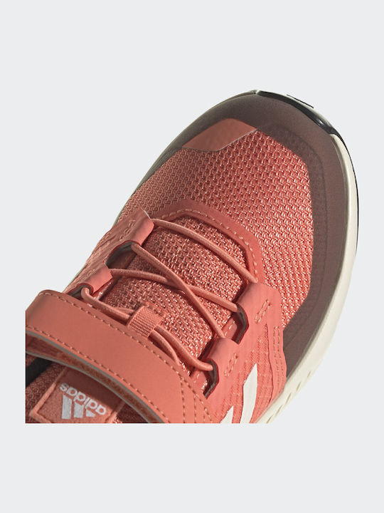 Kids Waterproof Hiking Shoes Terrex Trailmaker Coral Fusion / Wonder White / Solar Gold