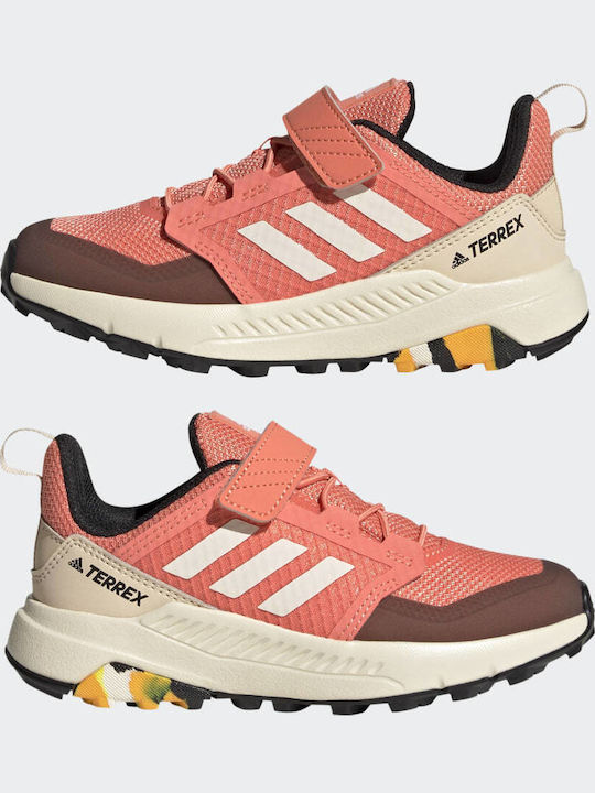 Kids Waterproof Hiking Shoes Terrex Trailmaker Coral Fusion / Wonder White / Solar Gold