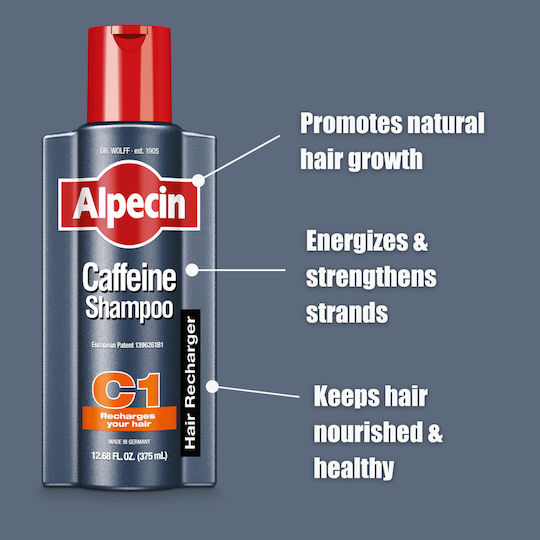 Alpecin C1 Caffeine Șampon Împotriva Căderii Părului pentru Toate Tipurile de Păr 250ml
