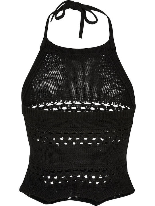 Women's Summer Sleeveless Black Top