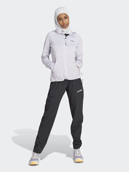 adidas Terrex Liteflex Γυναικείο Μακρύ Παντελόνι Πεζοπορίας Μαύρο