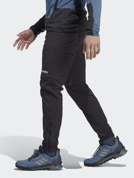 adidas Terrex Utilitas Ανδρικό Μακρύ Παντελόνι Πεζοπορίας Μαύρο