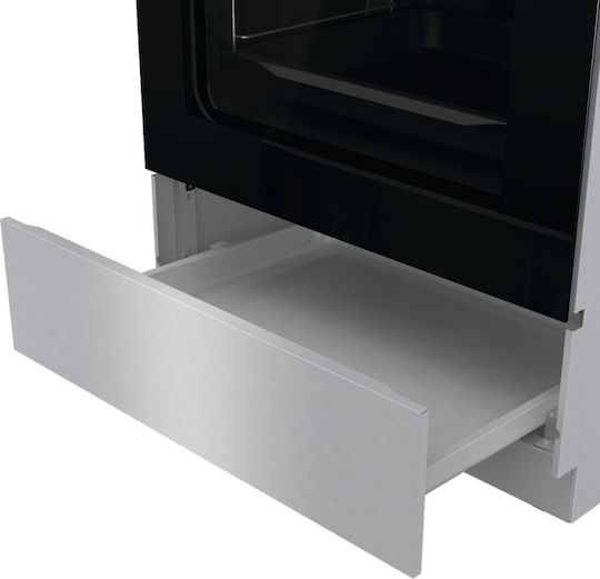 Gorenje Gk 6b41 Xd Готварска печка 71лт с котлони на природен газ и ток Ш60см. Inox
