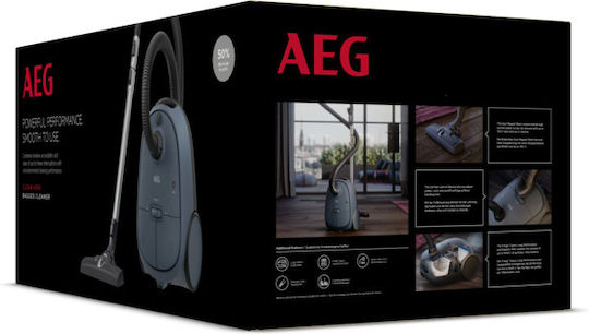 AEG AB61C2DB Staubsauger 850W Eingetütet 3.5Es Blau