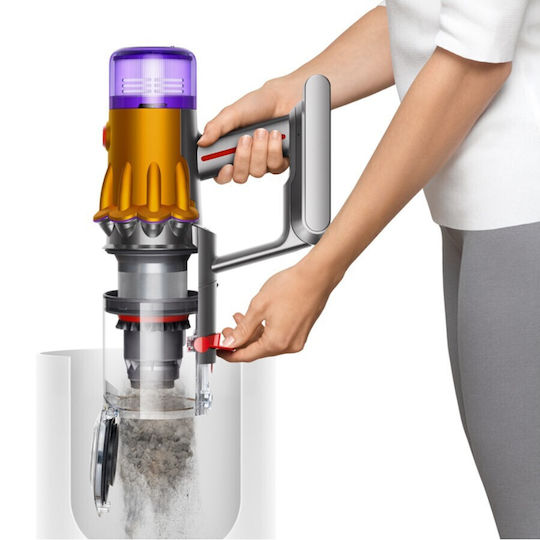 Dyson V12 Detect Slim Absolute (2023) Rechargeable Stick Vacuum 25.2V Yellow/Iron/Nickel