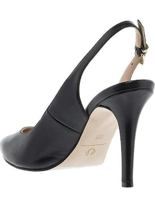Pantofi cu toc cu Toc Stiletto & Curea Negre