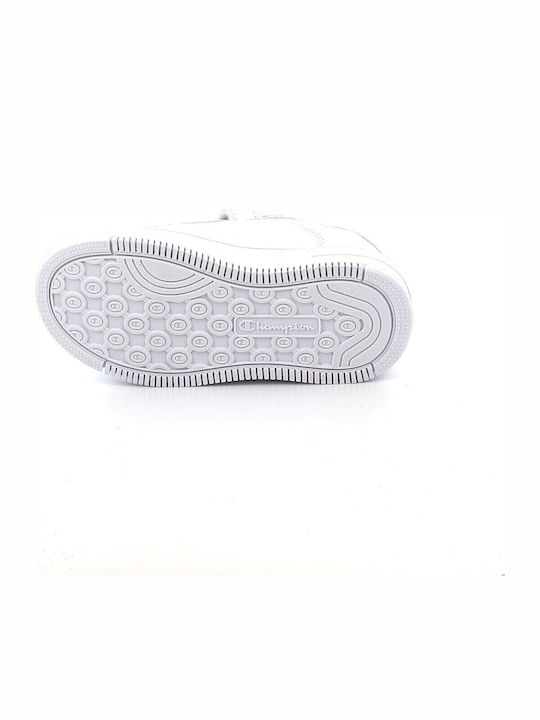 Rebound Platform Kids Sneakers with Scratch White
