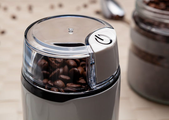 Eldom Electric Coffee Grinder 200W for 40gr Beans White