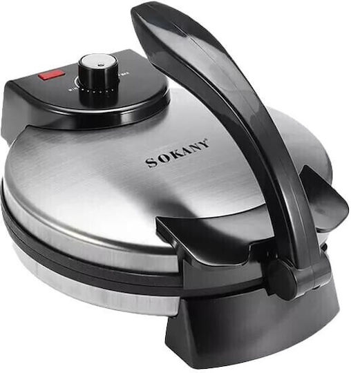 Sokany KJ-507 Κρεπιέρα 25cm Γκρι 1500W