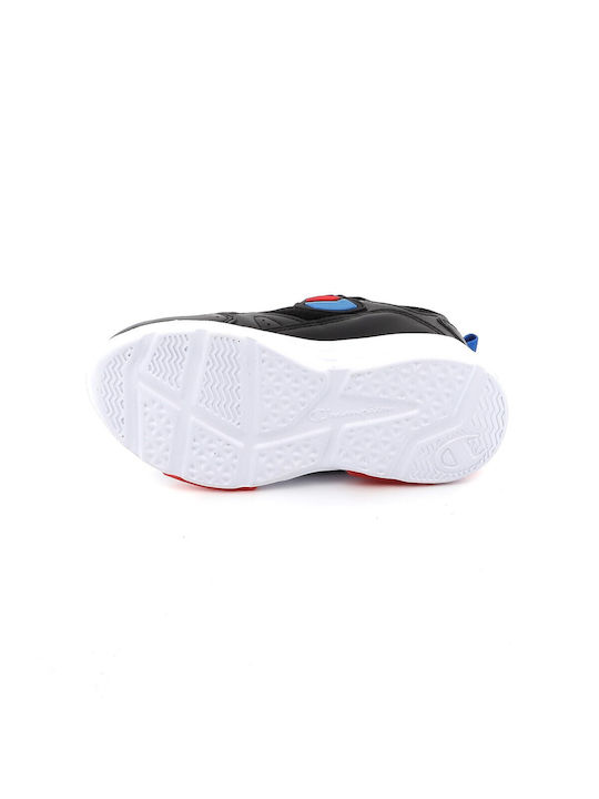 Wave B Παιδικά Sneakers με Σκρατς & Φωτάκια Μαύρα S32778-KK001
