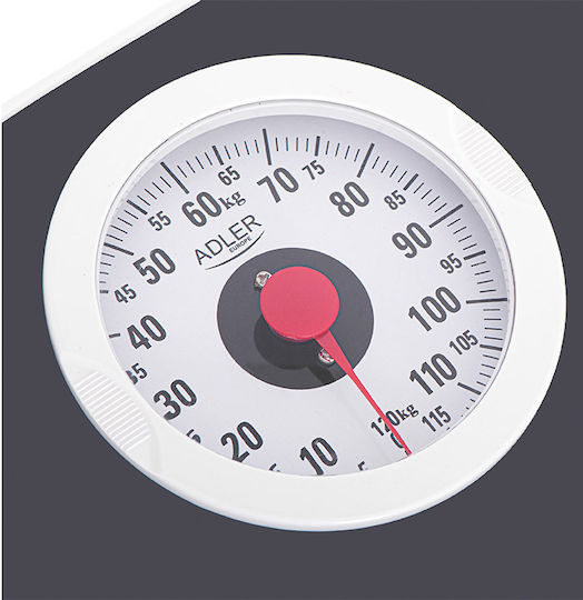 Adler Mechanical Bathroom Scale Black AD 8178