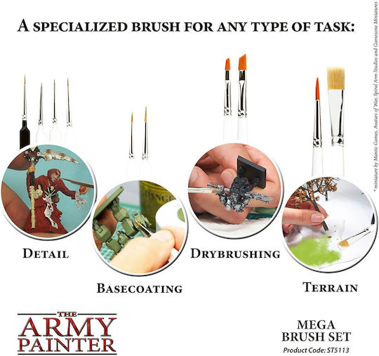 The Army Painter Mega Set Paintbrush Modeling ST5113