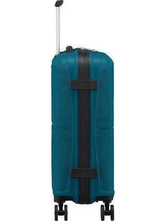 American Tourister Airconic Cabin Hard Suitcase Blue with 4 Wheels Height 55cm