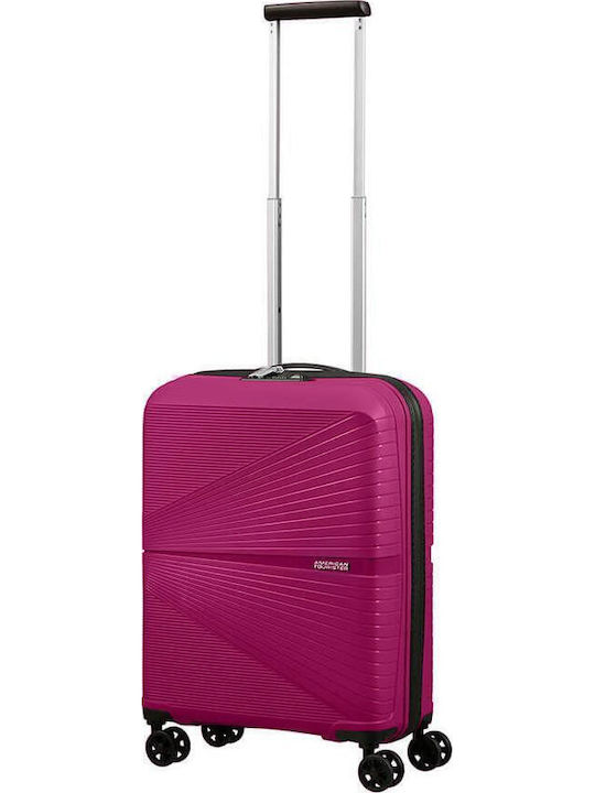 American Tourister Airconic Cabin Hard Suitcase Fuchsia with 4 Wheels Height 55cm