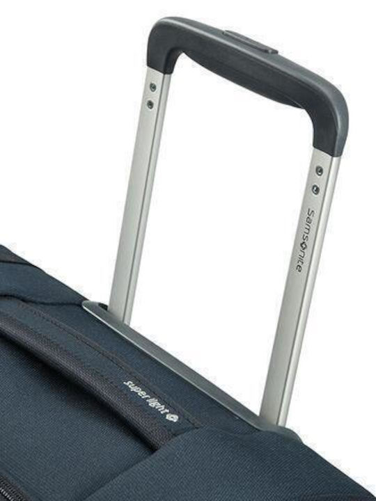 Samsonite Citybeat Koffer Kabine Stoff Blau mit 4 Räder Höhe 55cm