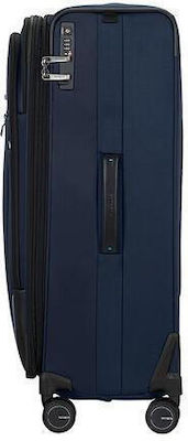 Samsonite Spectrolite 3.0 Trvl Spinner Valiză de Călătorie Mare Textilă Albastră cu 4 roți Înălțime 78cm