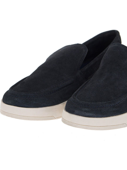 Suede Ανδρικά Loafers σε Μπλε Χρώμα