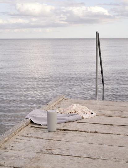 Stelton To Go Click Thermal Ποτήρι Θερμός Ανοξείδωτο 400ml Soft Light Grey